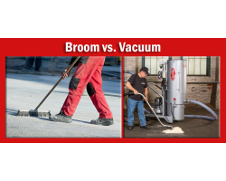 Broom vs. Vacuum: The Real Cost of Ineffective Cleanup in Industrial Manufacturing