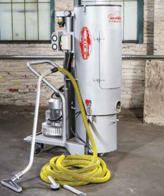 365 cfm industrial HEPA portable vacuum system